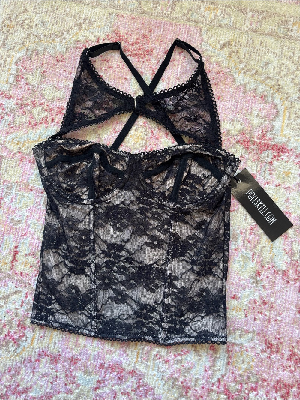 NWT Dolls Kill \\ lace corset top